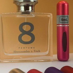 8 EDP by Abercrombie & Fitch Travel Size spray bottle, 5mL.